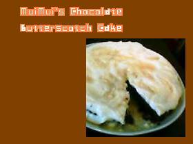 chocolate butterscotch cake ☆チョコバタースコッチケーキ☆の画像