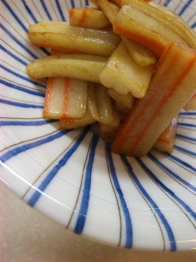 簡単すぎてごめんなさい!なるとのきんぴら