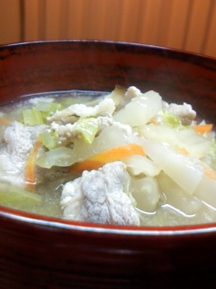 塩麹さんde豚と白菜の生姜スープの画像