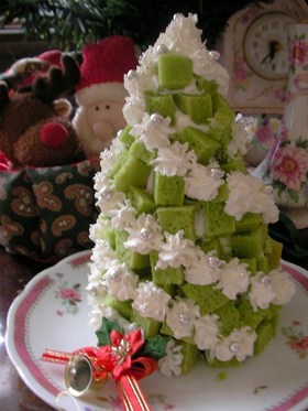 簡単 クリスマスツリーケーキ ホットケーキミックス でクリスマススイーツも簡単 美味しく 可愛く Naver まとめ