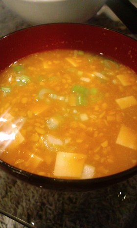 納豆のお味噌汁