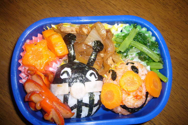 アンパンマン仲良し弁当 レシピ 作り方 By あさうさぴょん クックパッド