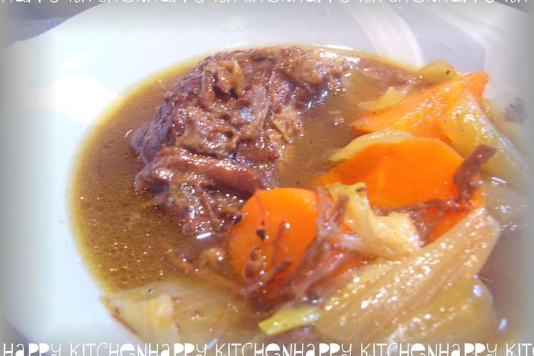 圧力鍋で牛肉赤ワイン煮 洋食屋さんの味 レシピ 作り方 By とこなつっこ クックパッド