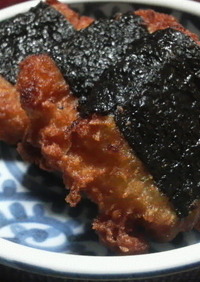 レンコン海苔サンド