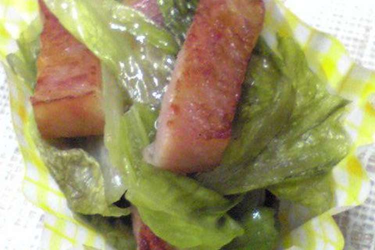 お弁当に ベーコンレタスのさっぱり炒め レシピ 作り方 By Rahおかあさん クックパッド 簡単おいしいみんなのレシピが376万品