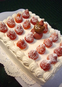 コストコ風♪苺のクリスマスケーキ☆
