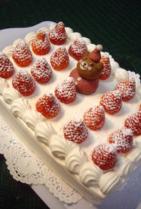 コストコ風♪苺のクリスマスケーキ☆