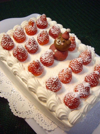 コストコ風♪苺のクリスマスケーキ☆の写真