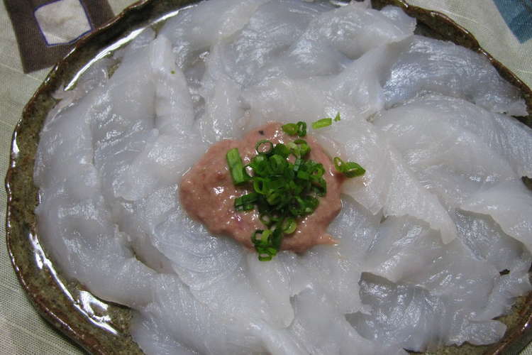 かわはぎの肝醤油 レシピ 作り方 By ペペロンシーロ クックパッド 簡単おいしいみんなのレシピが368万品