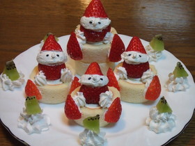 うちのサンタケーキ☆