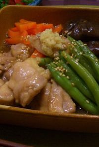 鶏肉と野菜の治部煮風(煮物)