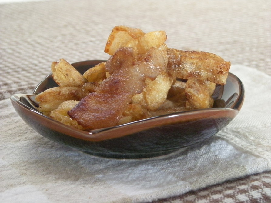 豚バラ肉と小揚げのカリカリ焼きの画像