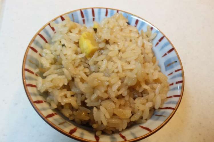 永谷園のお吸い物 De 栗ごはん レシピ 作り方 By 神河 由実 クックパッド
