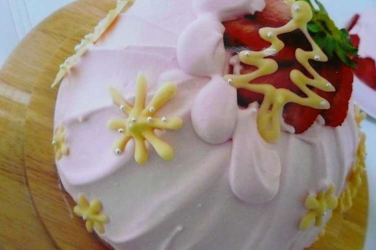 ピンクなクリスマスケーキ ド ム型 レシピ 作り方 By ティルティル クックパッド 簡単おいしいみんなのレシピが353万品