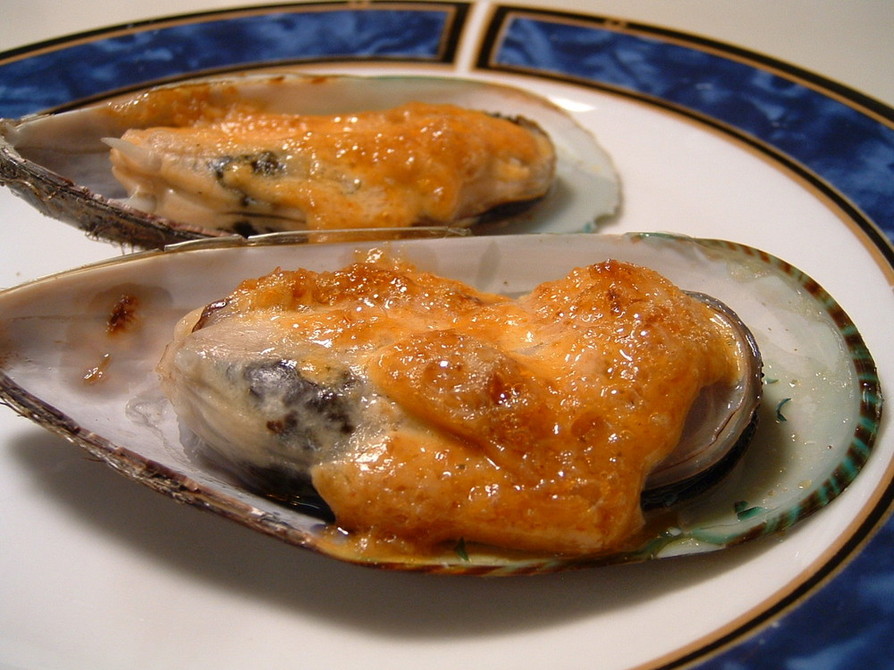 タイ風味　ムール貝のグリルの画像