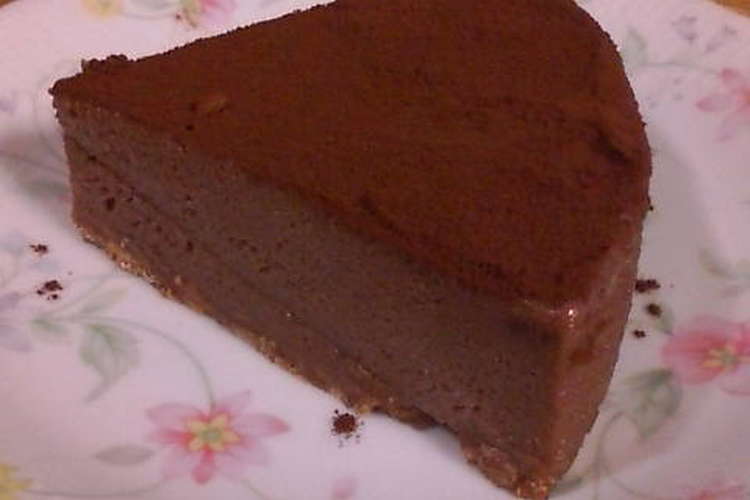 簡単 チョコムースケーキ レシピ 作り方 By ｍｏ ｇｕ クックパッド 簡単おいしいみんなのレシピが350万品