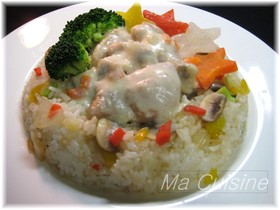 クリスマスチキンホワイトシチュー