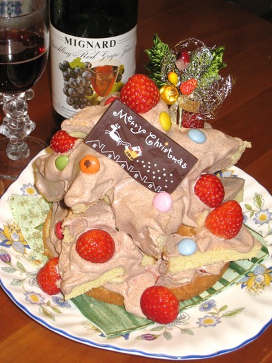 ’09 クリスマス★ツリーケーキの写真