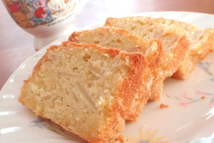 りんごの米粉パウンドケーキ レシピ 作り方 By Noamanma クックパッド 簡単おいしいみんなのレシピが350万品