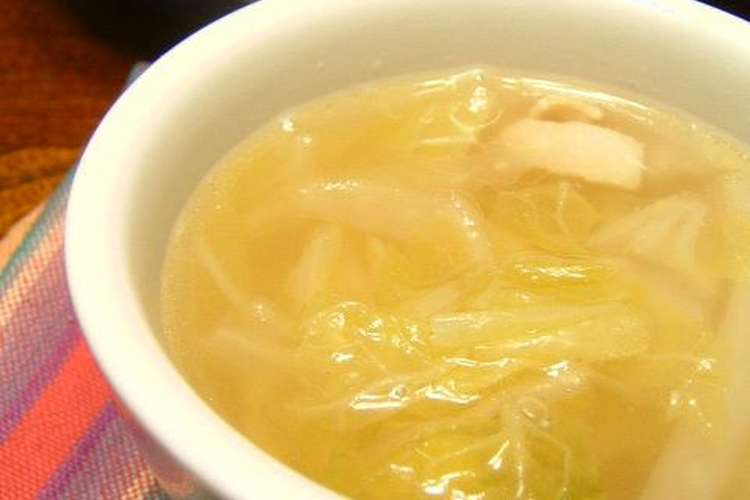 白菜 中華 スープ