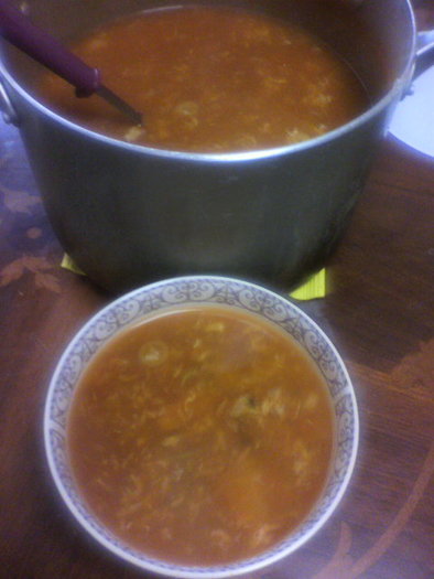 プチ断食韓国風スープの写真