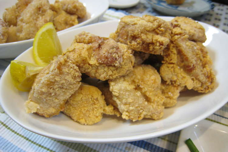 胸肉はこう切る あっさりカリッ な唐揚げ レシピ 作り方 By おかあちゃん クックパッド