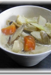 マクロビ：カリフラワーの白味噌仕立スープ