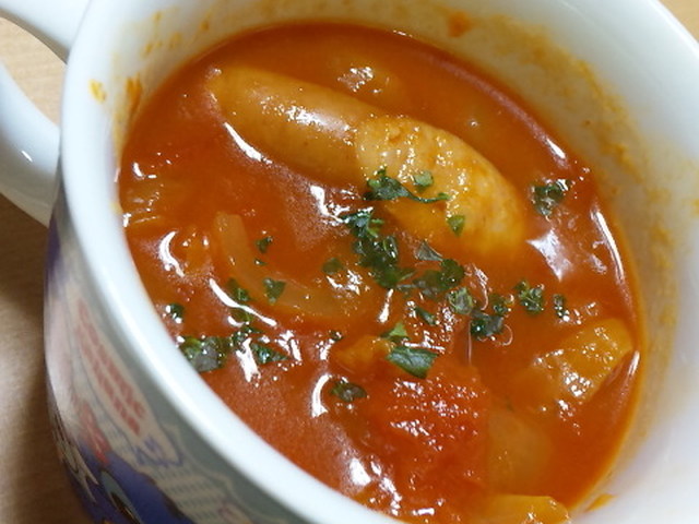 トマト缶de簡単こく旨スープ レシピ 作り方 By 空色日記 クックパッド 簡単おいしいみんなのレシピが372万品