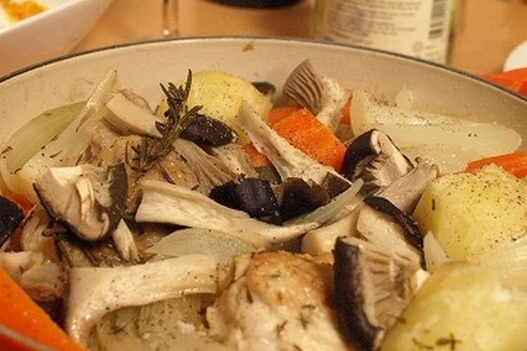 ルクルーゼで野菜と鶏肉の絶品蒸し焼き レシピ 作り方 By Ecomayo クックパッド