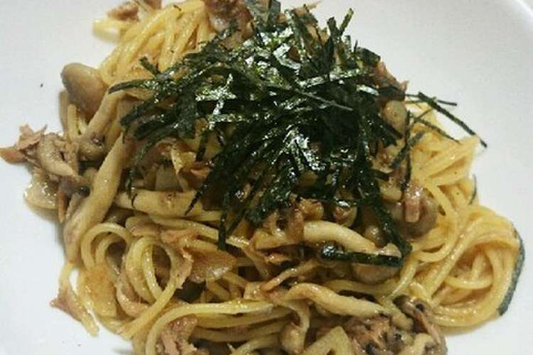 めんつゆ バターで 簡単きのこ和風パスタ レシピ 作り方 By おっきぃぃ クックパッド 簡単おいしいみんなのレシピが360万品