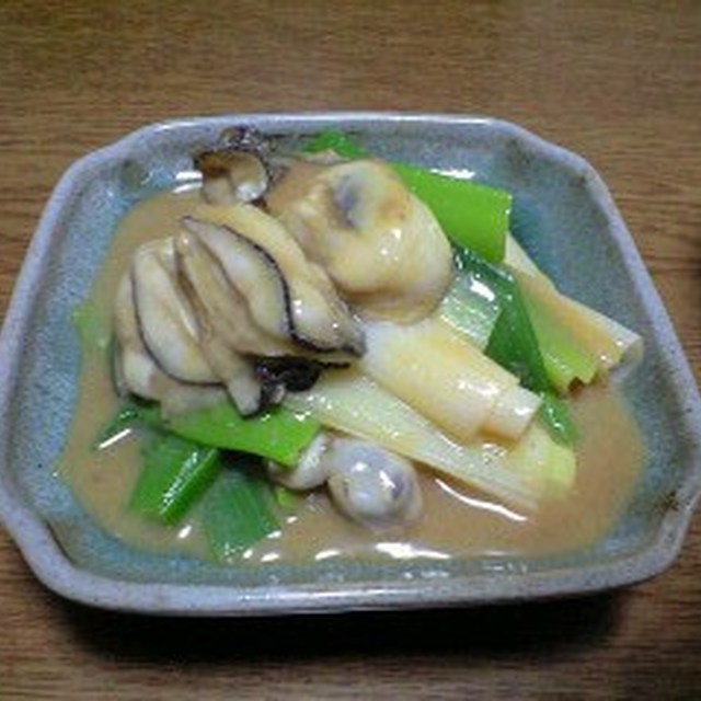 牡蠣とねぎの酢味噌和え レシピ 作り方 By ミキニャ クックパッド 簡単おいしいみんなのレシピが360万品