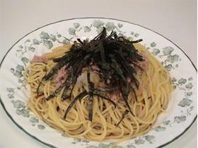 大根とツナのスパゲッティ-
