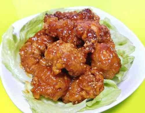 みんなが作ってる 韓国風甘辛チキンのレシピ クックパッド 簡単おいしいみんなのレシピが360万品