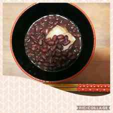 煮 方 の 小豆