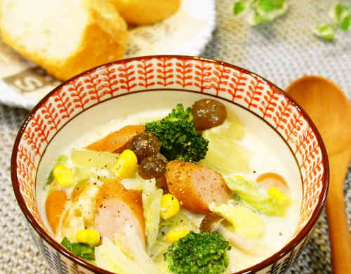 みんなが作ってる 豆乳スープのレシピ クックパッド 簡単おいしいみんなのレシピが352万品
