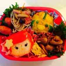みんなが作ってる キャラ弁 ツムツム アリエルのレシピ クックパッド 簡単おいしいみんなのレシピが358万品