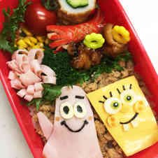 みんなが作ってる キャラ弁 スポンジボブのレシピ クックパッド 簡単おいしいみんなのレシピが361万品