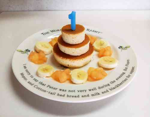 みんなの 一歳 バースデー パンケーキ レシピが61品 クックパッド