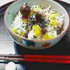 みんなが作ってる 栗さつまいもご飯のレシピ クックパッド 簡単おいしいみんなのレシピが341万品