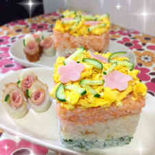 みんなが作ってる ひな祭り 押し寿司のレシピ クックパッド 簡単おいしいみんなのレシピが365万品