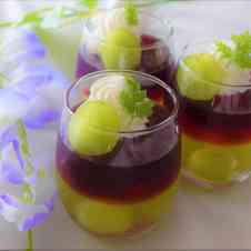 みんなが作ってる】 白ワイン ゼリー ぶどうのレシピ 【クックパッド 