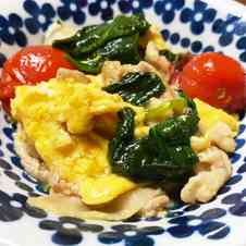 みんなが作ってる ほうれん草 豚肉 卵 トマトのレシピ クックパッド 簡単おいしいみんなのレシピが352万品