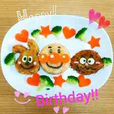 みんなが作ってる 二歳 バースデー プレート アンパンマンのレシピ クックパッド 簡単おいしいみんなのレシピが360万品