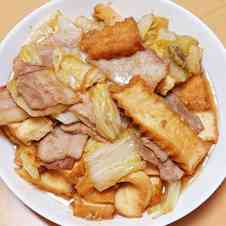 みんなが作ってる 白菜 厚揚げ 豚肉 炒めもののレシピ クックパッド 簡単おいしいみんなのレシピが358万品