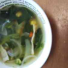 スープ ほうれん草 ベーコン