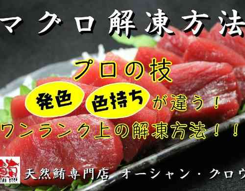 解凍 マグロ
