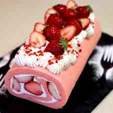 みんなが作ってる ロールケーキ ピンクのレシピ クックパッド 簡単おいしいみんなのレシピが340万品
