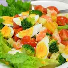 冬の葉のサラダのレシピ