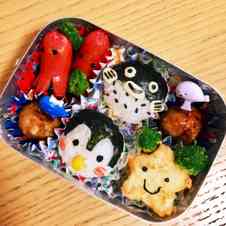 みんなが作ってる 水族館 キャラ弁のレシピ クックパッド 簡単おいしいみんなのレシピが360万品
