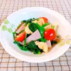 みんなが作ってる ほうれん草 トマト 卵 中華のレシピ クックパッド 簡単おいしいみんなのレシピが352万品
